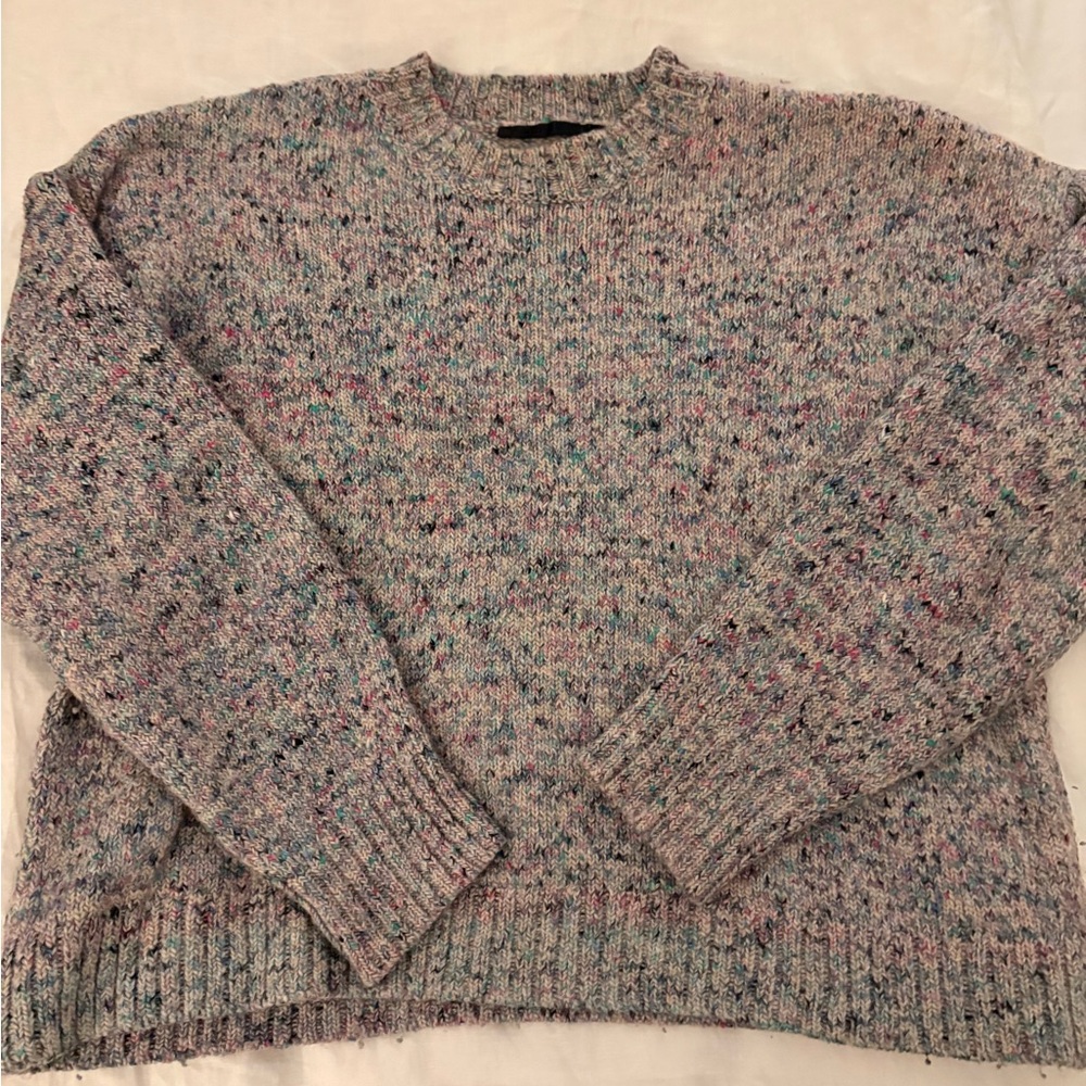 Jenni Kayne Speckled Knit Crew Neck Sweater